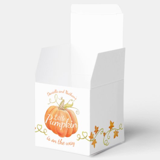 Ballotins Petit citrouille en chemin baby shower (Ouvert)