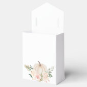 Ballotins Petit Citrouille Floral d'Automne Merci (Ouvert)