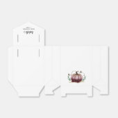 Ballotins Petit Citrouille rose thème Baby shower fille (Déplié)