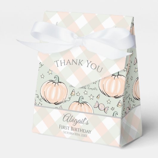 Ballotins Petit Citrouille sucré mignon Halloween & Automne (Verso)