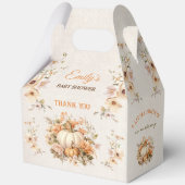 Ballotins Petit Citrouille Sur Le Chemin Baby shower Grande  (Verso)