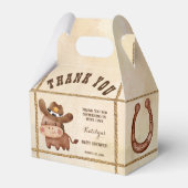 Ballotins Petit cow-boy mignon bébé cheval dans un baby show (Verso)