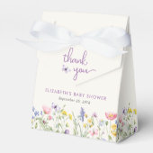 Ballotins Petit Fleur sauvage Aquarelle Bébé Fille Douche (Verso)