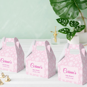 Ballotins Petit flocon de neige fille rose délicate shower b