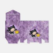 Ballotins Petit garçon en costume avec Citrouille pourpre Da (Déplié)