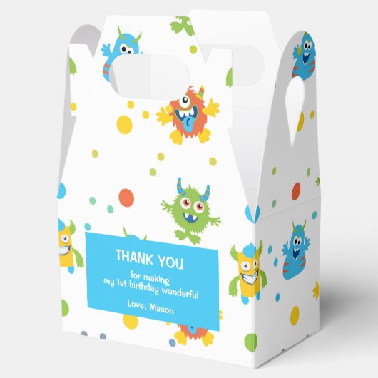 Ballotins Petit monstre à thème anniversaire (Ouvert)