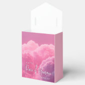 Ballotins Petit morceau de Baby shower rose du ciel (Ouvert)