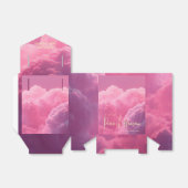 Ballotins Petit morceau de Baby shower rose violet du ciel (Déplié)