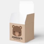 Ballotins Petit ours Brown mignon avec nom personnalisé (Ouvert)