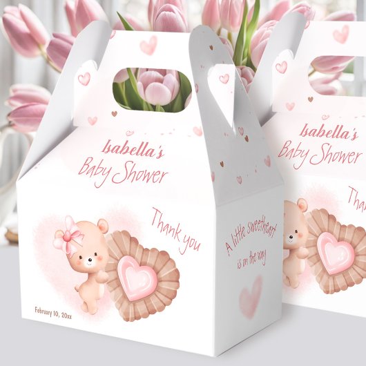 Ballotins Petite adorable Valentines rose Baby shower fille