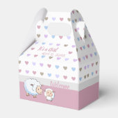 Ballotins Petite agneau fournitures Baby shower fille (Arrière)