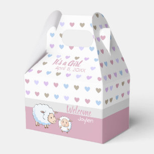 Ballotins Petite agneau fournitures Baby shower fille
