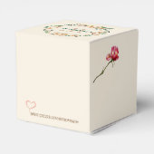 Ballotins Petite boîte cadeau florale sophistiquée (Arrière)