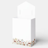 Ballotins Petite boîte de préférence de mariage Fleur sauvag (Ouvert)