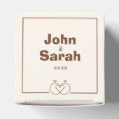 Ballotins Petite boîte en papier - Conception festive et uni (Haut)