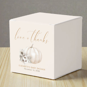 Ballotins Petite Citrouille Baby Shower d'Automne