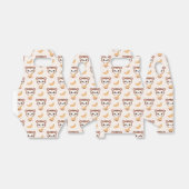 Ballotins petite fête motif de singe carrelée (Déplié)