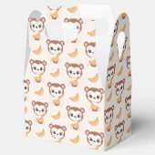 Ballotins petite fête motif de singe carrelée (Ouvert)