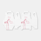 Ballotins Petite Miss Bowtiful Aquarelle rose Anniversaire (Déplié)