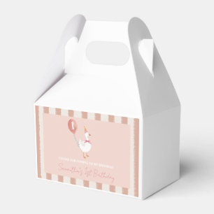Ballotins Petite petite oie rose ballons fille 1er anniversa