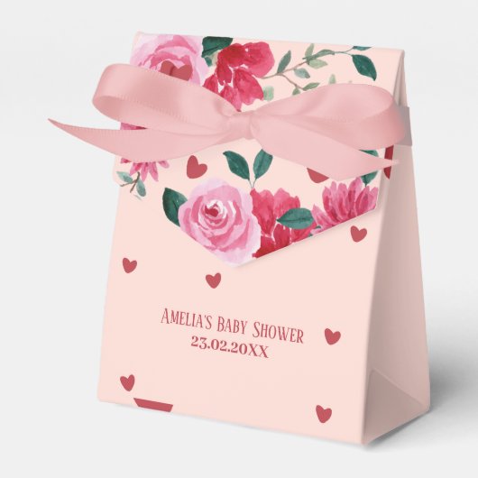 Ballotins Petite valentines amoureuse baby shower fille de j (Verso)