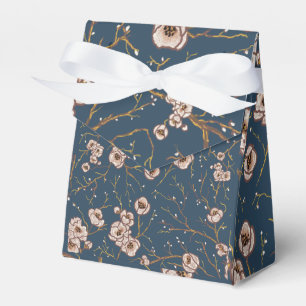 Ballotins Petites fleurs bleu clair motif