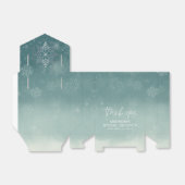 Ballotins Petits Flocons Remerciements de Baby Shower de Mar (Déplié)