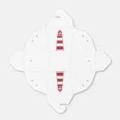 Ballotins Phare Nautique Rouge & Blancs - Voile (Déplié)