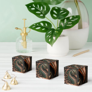 Ballotins Phoenix Mosaïque 3D Vert Noir Orange