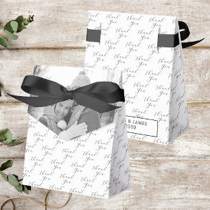 Ballotins Photo Couple noir et blanc   MARIAGE MERCI