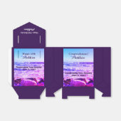 Ballotins Photo de Atlantic Ocean Waves Purple 40e anniversa (Déplié)