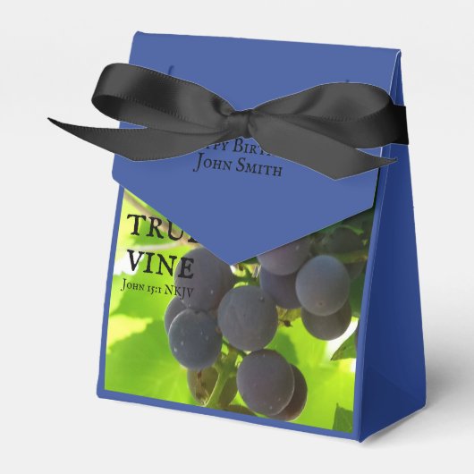 Ballotins Photo de Raisins Violets Évangile des Versets de l (Verso)