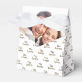 Ballotins Photo du Mariage de la carte Tarot Lovers | Blanc (Verso)