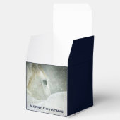 Ballotins Photo d'un magnifique cheval blanc en hiver (Ouvert)