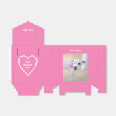 Ballotins Photo mignonne blanc chiot visage rose Favo (Déplié)