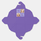 Ballotins Photo Personalisée Plutôt Violet Fête d'Anniversai (Déplié)