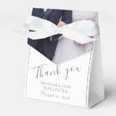 Ballotins Photo personnalisée du Merci mariage (Verso)