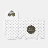 Ballotins Photo personnelle Heart Frame Modern Calligraphy (Déplié)