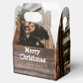 Ballotins Photo Rustic Wood Joyeux Noël Fête de Noël (Ouvert)