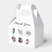 Ballotins Photos de bébé moderne Collage Anniversaire (Verso)