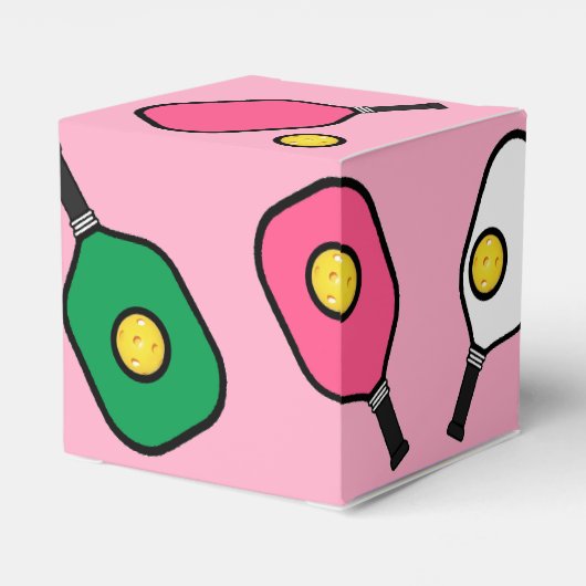 Ballotins Pickleball créatif rose (Arrière)