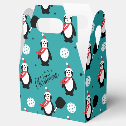 Ballotins 🐧 Pickleball Joyeux Noël 🎁 Ballotin (Ouvert)