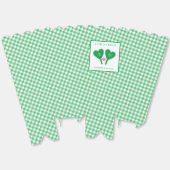 Ballotins Pickleball Mariage rose et vert Preppy (Déplié)