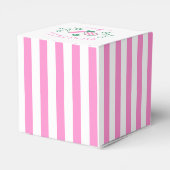 Ballotins Pickleball Queen | Barré rose et blanc (Arrière)