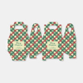 Ballotins Pièce de puzzle rouge de Noël Géométrique (Déplié)