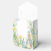 Ballotins Pierre le lapin Printemps fleurs Baby shower bleu (Ouvert)