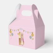 Ballotins Pierre le lapin rose Veste premier anniversaire (Arrière)