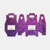 Ballotins Pierres à Parties scintillant rose et violet (Déplié)