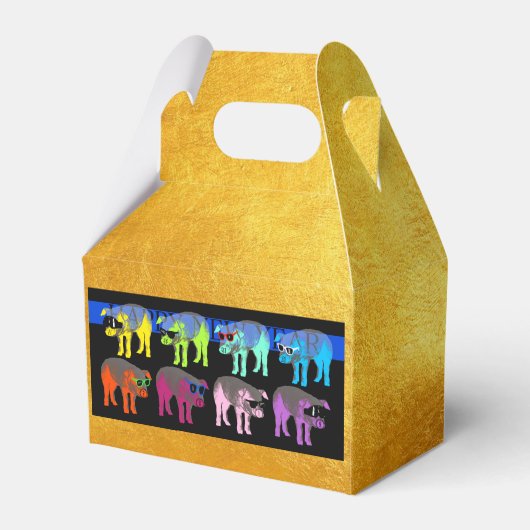Ballotins Pig chinois Nouvel An 2019 Pop Gold Ballotin (Arrière)