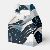 Ballotins Pignon de Paysage Hivernal Abstrait (Arrière)